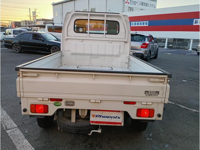 キャリイトラック ＫＣエアコン・パワステ★パートタイム４ＷＤ★オートマ車★　エアコン★パワステ★運転席＆助手席エアバック★三方開き★ライトレベライザー★アオリガード★純正ラジオ★純正バイザー★純正フロアマット★（14枚目）