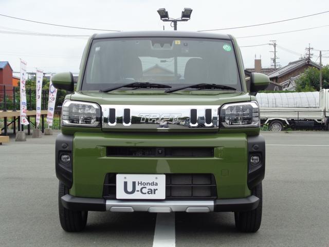 タフト Ｇクロムベンチャー　スマートアシスト　純正ナビ　パノラマモニター対応カメラ　ＥＴＣ　スカイフィールトップ　キーフリーシステム　前席シートヒーター　サイドＳＲＳ　ＰＷ　衝突軽減装置　Ｓヒーター　Ｂカメラ　サンル－フ　ＡＡＣ（15枚目）