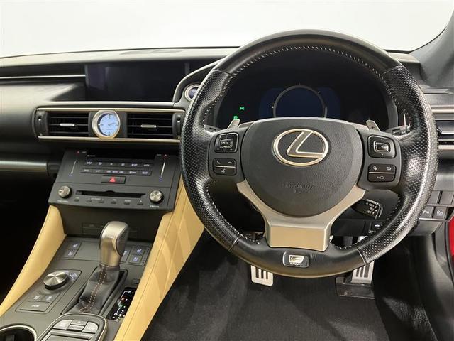 RC RC300h Fスポーツ プリクラッシュセーフティー 電動シート 地デジTV レザーシート キーレス PS AW エアバッグ 横滑り防止機能 エアコン ABS サイドエアバッグ オートクルーズコントロール LEDヘッド DVD(5枚目)