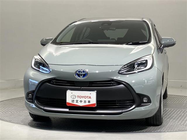 アクア X 踏み間違い防止 イモビ ナビ LEDヘッドライト スマートキー 横滑り防止機能 キーレスエントリー オートクルーズ オートエアコン 元試乗車 ETC カーテンエアバッグ パワーステアリング ABS(2枚目)