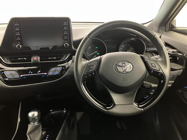 C-HR G モード ネロ セーフティプラスII プリクラッシュ オートエアコン バックモニター 横滑防止装置 LEDライト クルコン パワステ スマートキー 地デジ ABS アルミ 定期点検記録簿 キーレスエントリー ETC パワーウィンドウ TV(5枚目)