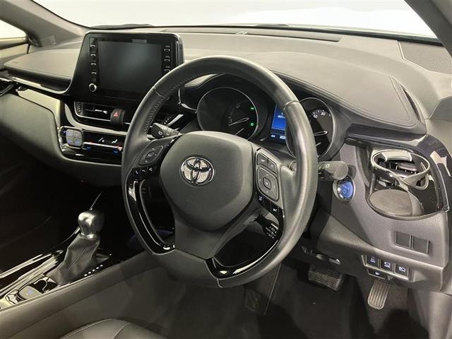 C-HR G モード ネロ セーフティプラスII プリクラッシュ オートエアコン バックモニター 横滑防止装置 LEDライト クルコン パワステ スマートキー 地デジ ABS アルミ 定期点検記録簿 キーレスエントリー ETC パワーウィンドウ TV(13枚目)