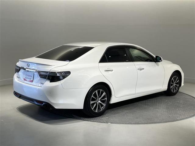 マークＸ ２５０Ｓ　横滑り防止機能　エアバッグ　衝突被害軽減ブレーキ　ＬＥＤヘッド　ＡＢＳ　アルミホイール　ワンオーナー　ナビ＆ＴＶ　オートクルーズコントロール　ドラレコ　Ｂカメラ　フルセグ　ＥＴＣ　オートエアコン（4枚目）