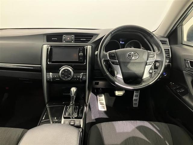 マークＸ ２５０Ｓ　横滑り防止機能　エアバッグ　衝突被害軽減ブレーキ　ＬＥＤヘッド　ＡＢＳ　アルミホイール　ワンオーナー　ナビ＆ＴＶ　オートクルーズコントロール　ドラレコ　Ｂカメラ　フルセグ　ＥＴＣ　オートエアコン（5枚目）