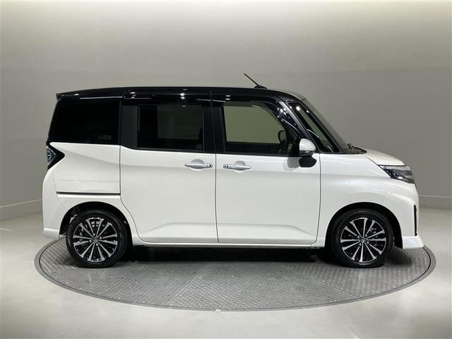 ルーミー カスタムG-T 助手席エアバック 両側オートスライドドア スマートキープッシュスタート LEDライト 1オーナー 横滑り防止機能 クルコン 点検記録簿 ETC付 アルミホイール キーレス DVD ドラレコ ナビ&TV(3枚目)