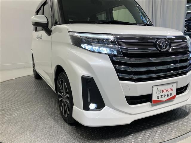 ルーミー カスタムG-T 助手席エアバック 両側オートスライドドア スマートキープッシュスタート LEDライト 1オーナー 横滑り防止機能 クルコン 点検記録簿 ETC付 アルミホイール キーレス DVD ドラレコ ナビ&TV(9枚目)