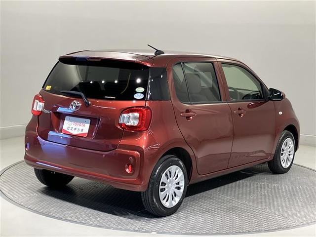 パッソ X LパッケージS 衝突回避支援ブレーキ機能 横滑り防止機能 Iストップ 盗難防止システム スマトキー ETC車載器 Wエアバック AUX ワンセグTV オートエアコン ナビTV 記録簿 エアバッグ キーフリー ABS(4枚目)