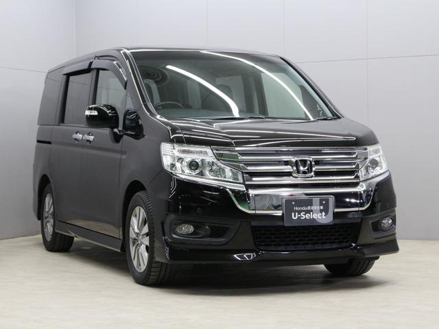 ステップワゴンスパーダ Ｚ　８型ナビ　後席モニター　両側パワスラ　フルセグＴＶ　Ｂｌｕｅｔｏｏｔｈ　ＤＶＤ／ＣＤ　スマートキー　本革巻ステアリング　ディスチャージヘッド　アクティブコーナリングライト　パドルシフト　ＥＴＣ　禁煙車（33枚目）