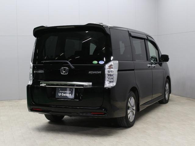 ステップワゴンスパーダ Ｚ　８型ナビ　後席モニター　両側パワスラ　フルセグＴＶ　Ｂｌｕｅｔｏｏｔｈ　ＤＶＤ／ＣＤ　スマートキー　本革巻ステアリング　ディスチャージヘッド　アクティブコーナリングライト　パドルシフト　ＥＴＣ　禁煙車（37枚目）