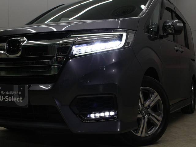 ステップワゴンスパーダ e:HEVスパーダG・EXホンダセンシング 純正10型メモリーナビ 純正11.6型後席モニター わくわくゲート 両側パワスラ 衝突軽減 誤発進抑制 渋滞追従機能付クルコン バックカメラ 純正16インチAW LEDヘッド 禁煙車 ワンオーナー(17枚目)