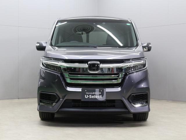 ステップワゴンスパーダ e:HEVスパーダG・EXホンダセンシング 純正10型メモリーナビ 純正11.6型後席モニター わくわくゲート 両側パワスラ 衝突軽減 誤発進抑制 渋滞追従機能付クルコン バックカメラ 純正16インチAW LEDヘッド 禁煙車 ワンオーナー(19枚目)