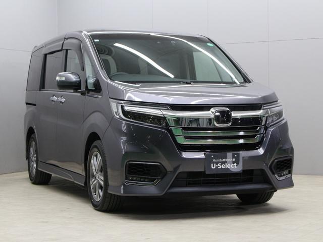 ステップワゴンスパーダ e:HEVスパーダG・EXホンダセンシング 純正10型メモリーナビ 純正11.6型後席モニター わくわくゲート 両側パワスラ 衝突軽減 誤発進抑制 渋滞追従機能付クルコン バックカメラ 純正16インチAW LEDヘッド 禁煙車 ワンオーナー(21枚目)