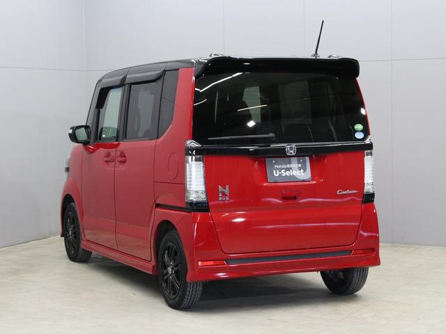 N-BOXカスタム 2トーンカラースタイルG・Aパッケージ 純正ナビ バックカメラ 禁煙 両側電動スライド 衝突軽減ブレーキ 誤発進抑制機能 サイドカーテンエアバッグ 本革ハンドル HIDヘッド 純正14インチブラックAW スマートキー オートライト ETC(27枚目)