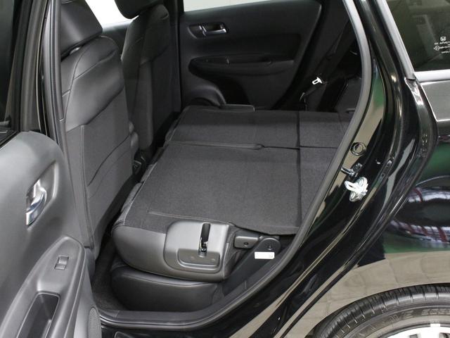 フィット ｅ：ＨＥＶホーム　８型ディスプレイオーディオ　ドラレコ前後　ＬＥＤヘッド　ハーフレザーシート　電子パーキング　衝突軽減　誤発進抑制　レーダークルーズ　本革ステアリング　サイドカーテンエアバック　禁煙車　ワンオーナー（27枚目）