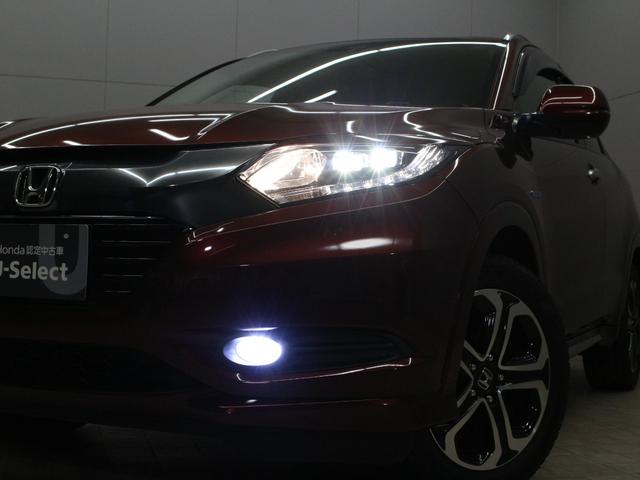 ヴェゼル ハイブリッドＺ　純正ナビ　フルセグＴＶ　バックカメラ　電子パーキング　Ｂｌｕｅｔｏｏｔｈ　ＣＤ　ＤＶＤ再生可　シートヒーター　クルーズコントロール　衝突軽減　誤発進抑制　ＬＥＤヘッド　禁煙車　ワンオーナ　ＥＴＣ（32枚目）