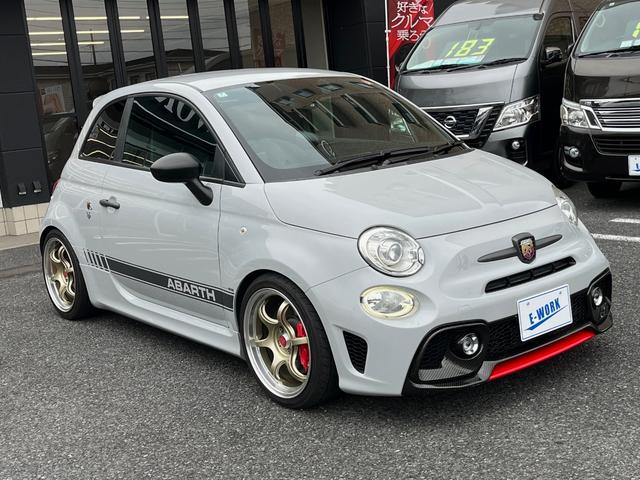 アバルト595 コンペティツィオーネ 社外ナビ フルセグTV バックカメラ ETC サベルトシート Bキャリパー レコモン 社外17AW 専用カーボンステアリング&エクステリア コニ製サス パドルシフト タイベル交換済 6ヶ月保証付き(8枚目)