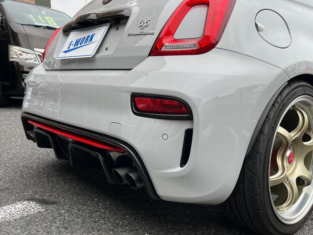 アバルト595 コンペティツィオーネ 社外ナビ フルセグTV バックカメラ ETC サベルトシート Bキャリパー レコモン 社外17AW 専用カーボンステアリング&エクステリア コニ製サス パドルシフト タイベル交換済 6ヶ月保証付き(34枚目)