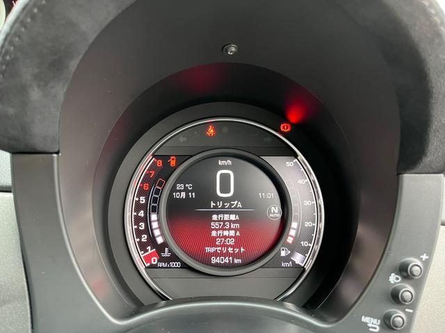 アバルト595 コンペティツィオーネ 社外ナビ フルセグTV バックカメラ ETC サベルトシート Bキャリパー レコモン 社外17AW 専用カーボンステアリング&エクステリア コニ製サス パドルシフト タイベル交換済 6ヶ月保証付き(68枚目)