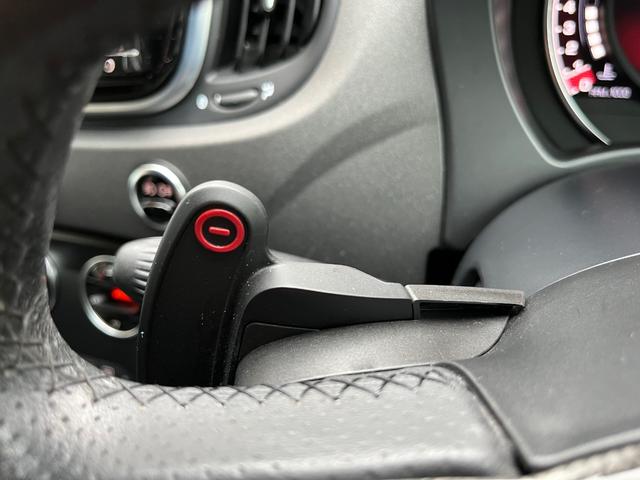 アバルト595 コンペティツィオーネ 社外ナビ フルセグTV バックカメラ ETC サベルトシート Bキャリパー レコモン 社外17AW 専用カーボンステアリング&エクステリア コニ製サス パドルシフト タイベル交換済 6ヶ月保証付き(70枚目)