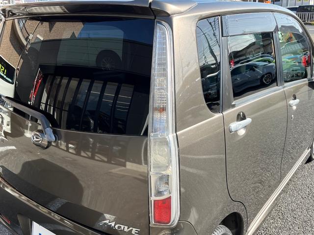 ムーヴ カスタム　Ｘリミテッド　純正メモリーナビ　ワンセグＴＶ　ＣＤ　ＡＭ／ＦＭ　バックカメラ　オートＡＣ　純正１４ＡＷ　ウインカーミラー　ＨＩＤライト　フォグライト　ベンチシート　オートライト　センターメーター　プッシュスタート（23枚目）