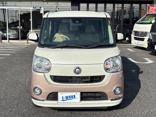 ムーヴキャンバス Ｘリミテッドメイクアップ　ＳＡＩＩ　アイドリングストップ　衝突被害軽減システム　両側パワースライドドア　スマートキー　ナビ　ＴＶ　アラウンドビューモニター　ＥＴＣ　オートエアコン　パワーウィンドウ　電動格納ミラー（3枚目）