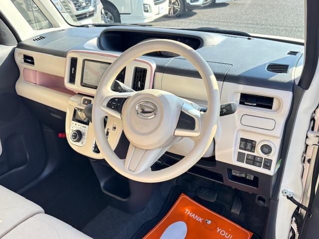 ムーヴキャンバス Ｘリミテッドメイクアップ　ＳＡＩＩ　アイドリングストップ　衝突被害軽減システム　両側パワースライドドア　スマートキー　ナビ　ＴＶ　アラウンドビューモニター　ＥＴＣ　オートエアコン　パワーウィンドウ　電動格納ミラー（45枚目）