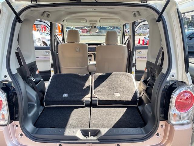 ムーヴキャンバス Ｘリミテッドメイクアップ　ＳＡＩＩ　アイドリングストップ　衝突被害軽減システム　両側パワースライドドア　スマートキー　ナビ　ＴＶ　アラウンドビューモニター　ＥＴＣ　オートエアコン　パワーウィンドウ　電動格納ミラー（73枚目）