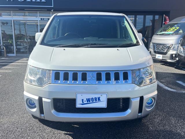 デリカD:5 G パワーパッケージ 左リアパワースライドドア HIDヘッドライト スマートキー クルーズコントロール パドルシフト 社外ナビ TV ETC フリップダウンモニター オートエアコン パワーウィンドウ(7枚目)