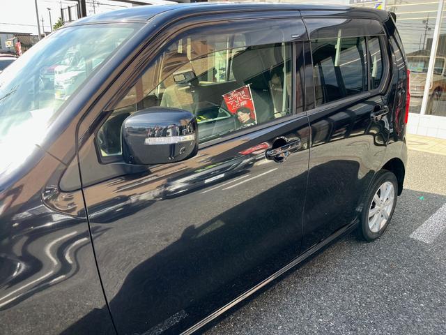 ワゴンR FXリミテッド 純正CDデッキ ラジオAM/FM AUX エンジンプッシュスタート スマートキー 電動格納ミラー アイドリングストップ 純正14AW ライトレベライザー オートエアコン ベンチシート(41枚目)