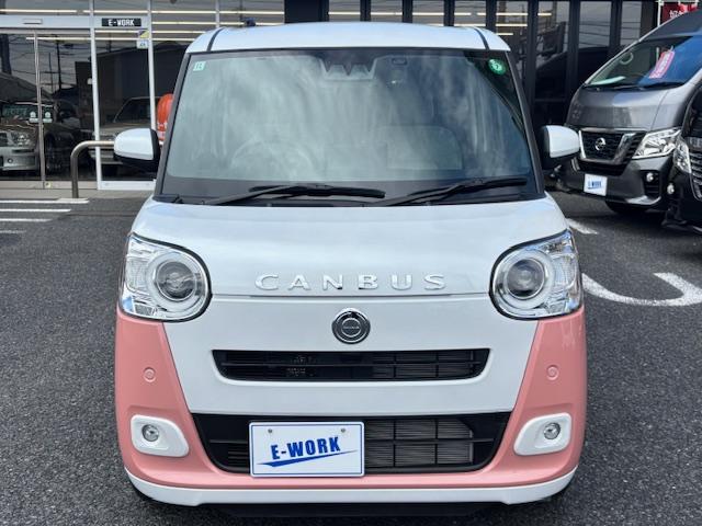 ムーヴキャンバス ストライプスＧ　アイドリングストップ　衝突被害軽減システム　ＬＥＤヘッドライト　ディスプレイオーディオ　バックカメラ　ＥＴＣ　ドラレコ　ワイヤレス充電　電動パーキングブレーキ　オートエアコン　シートヒーター（7枚目）