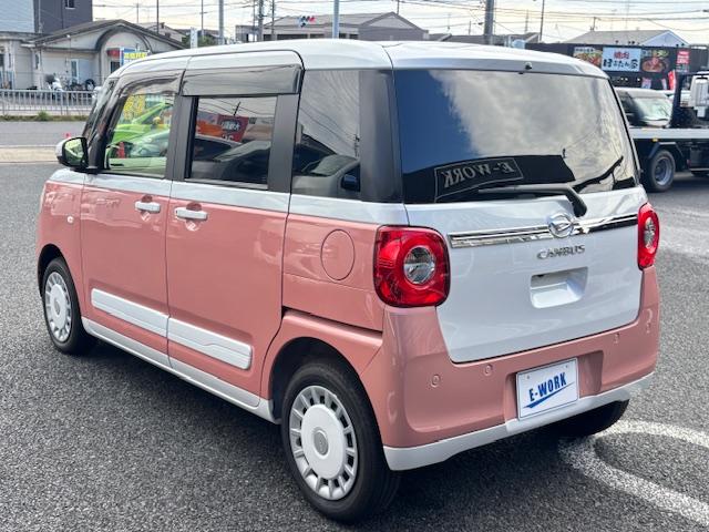 ムーヴキャンバス ストライプスＧ　アイドリングストップ　衝突被害軽減システム　ＬＥＤヘッドライト　ディスプレイオーディオ　バックカメラ　ＥＴＣ　ドラレコ　ワイヤレス充電　電動パーキングブレーキ　オートエアコン　シートヒーター（11枚目）