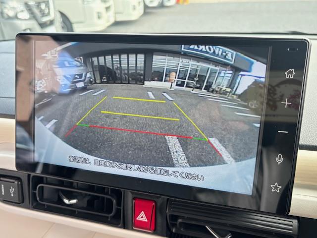 ムーヴキャンバス ストライプスＧ　アイドリングストップ　衝突被害軽減システム　ＬＥＤヘッドライト　ディスプレイオーディオ　バックカメラ　ＥＴＣ　ドラレコ　ワイヤレス充電　電動パーキングブレーキ　オートエアコン　シートヒーター（57枚目）