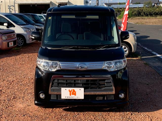 タント カスタムＸ　／ＨＩＤ／フロントフォグ／フルオートエアコン／ＣＤ　ＤＶＤ　Ｂｌｕｅｔｏｏｔｈ対応フルセグＴＶ付　ナビ／ＵＶカットガラス　プライバシーガラス／本革巻きステアリング／フロント　リア　ルーフスポイラ―（7枚目）