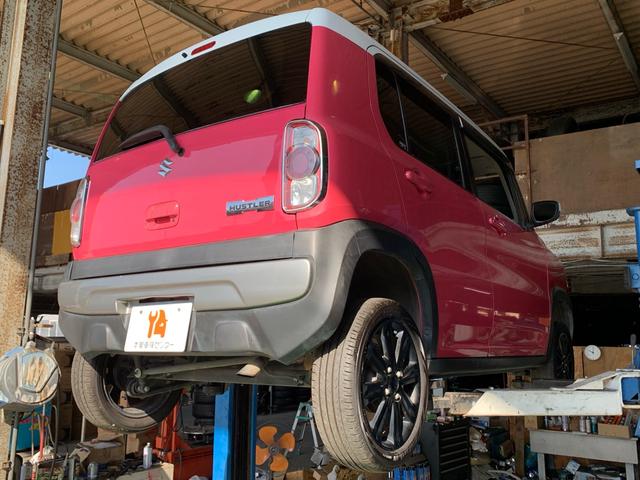 ハスラー Ｘターボ　／１５インチアルミホイール／ドライブレコーダー／ＣＤ　ＤＶＤ　Ｂｌｕｅｔｏｏｔｈ対応フルセグＴＶ付ナビ／プッシュスタート　スマートキー／シートヒーター／ＨＩＤ／フルオートエアコン／本革巻きステアリング（59枚目）