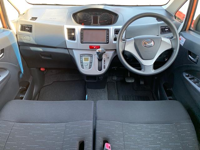 ムーヴ 　／１５インチアルミホイール／フルオートエアコン／バックカメラ／ＣＤ　ＦＭ　ＡＭ　ワンセグＴＶ付ナビ／ＨＩＤ／プッシュスタート　スマートキー／アイドリングストップ／フロント　リアルーフスポイラ―（3枚目）