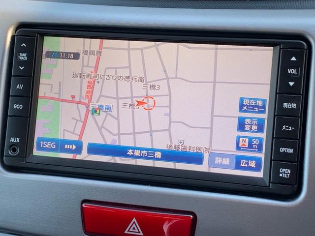 ムーヴ 　／１５インチアルミホイール／フルオートエアコン／バックカメラ／ＣＤ　ＦＭ　ＡＭ　ワンセグＴＶ付ナビ／ＨＩＤ／プッシュスタート　スマートキー／アイドリングストップ／フロント　リアルーフスポイラ―（4枚目）