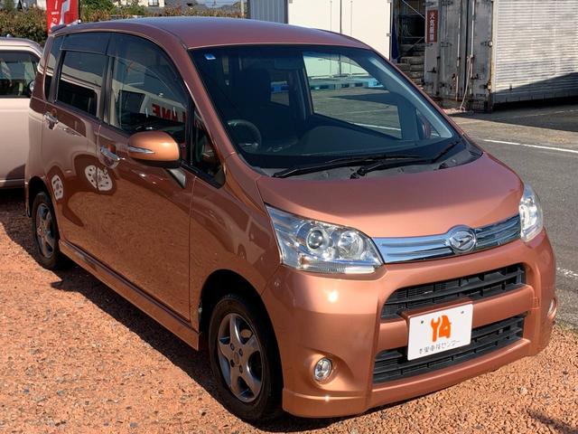 ムーヴ 　／１５インチアルミホイール／フルオートエアコン／バックカメラ／ＣＤ　ＦＭ　ＡＭ　ワンセグＴＶ付ナビ／ＨＩＤ／プッシュスタート　スマートキー／アイドリングストップ／フロント　リアルーフスポイラ―（7枚目）