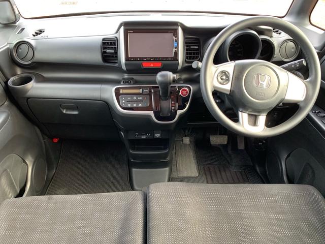 Ｎ－ＢＯＸ Ｇ・Ｌパッケージ　／フルオートエアコン／１４インチアルミホイール／ＥＴＣ／バックカメラ／ＣＤ　ＤＶＤ　Ｂｌｕｅｔｏｏｔｈ対応フルセグ　ワンセグ自動切換えＴＶ付ナビ／プッシュスタート　スマートキー／アイドリングストップ（3枚目）