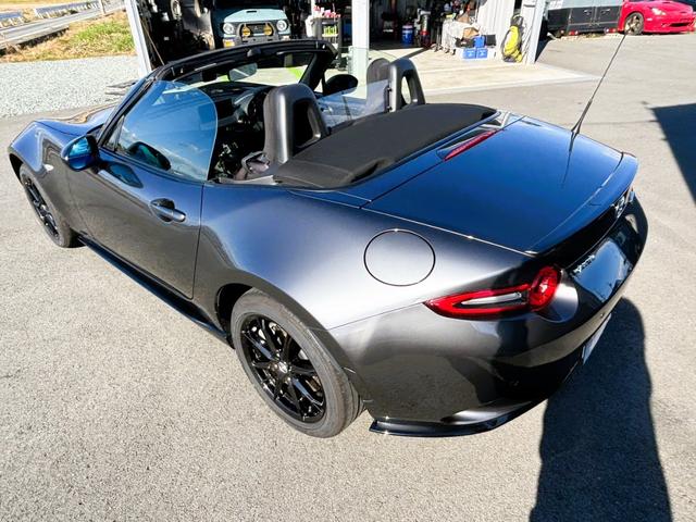 ロードスター NR-A MAZDASPEED F/S/Rアンダースカートセット/リアスポイラー 純正ビルシュタインショック HKSマフラー(純正マフラー有り)ETC ブラインドスポットモニター 車線逸脱警報システム(6枚目)