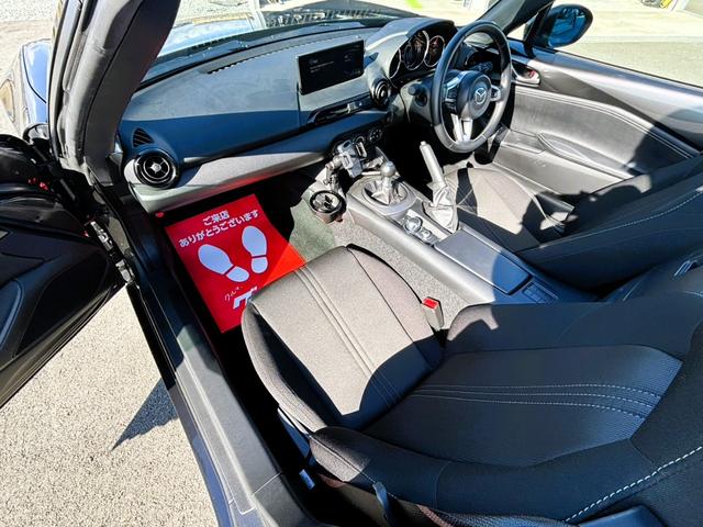 ロードスター NR-A MAZDASPEED F/S/Rアンダースカートセット/リアスポイラー 純正ビルシュタインショック HKSマフラー(純正マフラー有り)ETC ブラインドスポットモニター 車線逸脱警報システム(27枚目)