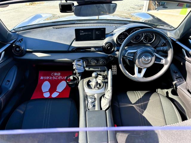 ロードスター NR-A MAZDASPEED F/S/Rアンダースカートセット/リアスポイラー 純正ビルシュタインショック HKSマフラー(純正マフラー有り)ETC ブラインドスポットモニター 車線逸脱警報システム(30枚目)