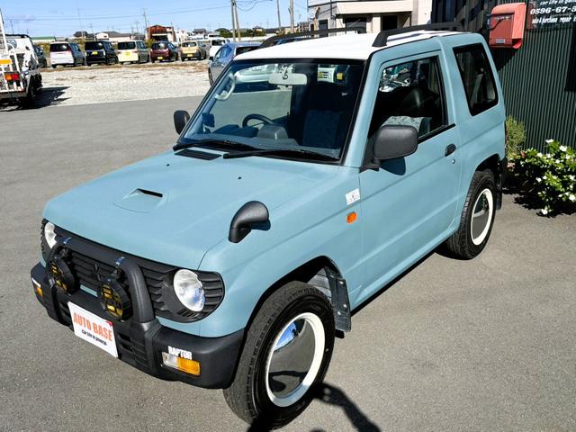 パジェロミニ VR-II ラプターライナー オリジナル塗装 オールテレーンタイヤ新品 ホイールキャップ新品、カロッツェリアBluetoothレシーバー新品 バックカメラ(4枚目)