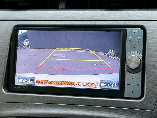 プリウス Ｓ　純正７インチ　ＳＤナビ　フルセグ　ＤＶＤ再生可能　バックカメラ　ＬＥＤヘッドライト　スマートキー　プッシュスタート　ステアリングスイッチ　ＥＴＣ車載器（2枚目）