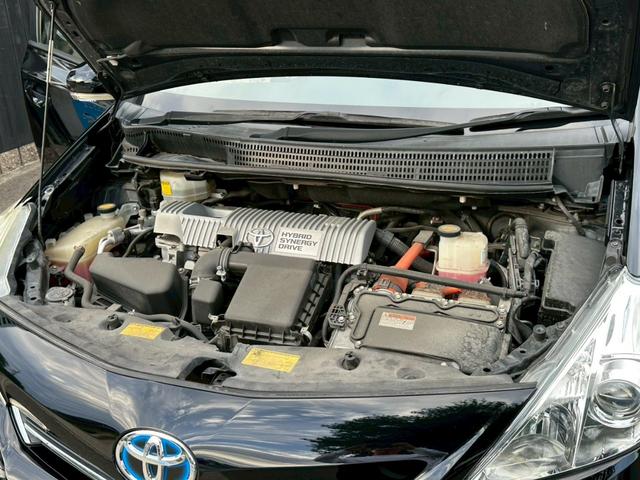 プリウスアルファ S TRDエアロ ALPINE9インチナビゲーション フルセグ CD・DVD再生 ETC スマートキー フォグライト ステリモ 純正16インチアルミホイール 電動格納ミラー EV/ECO/POWERモード(16枚目)
