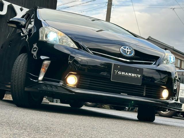 プリウスアルファ S TRDエアロ ALPINE9インチナビゲーション フルセグ CD・DVD再生 ETC スマートキー フォグライト ステリモ 純正16インチアルミホイール 電動格納ミラー EV/ECO/POWERモード(33枚目)