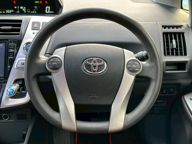 プリウスアルファ S TRDエアロ ALPINE9インチナビゲーション フルセグ CD・DVD再生 ETC スマートキー フォグライト ステリモ 純正16インチアルミホイール 電動格納ミラー EV/ECO/POWERモード(72枚目)