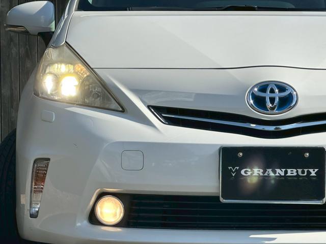 プリウスアルファ G クルーズコントロール バックカメラ BBSアルミホイール 純正SDナビゲーション CD・DVD再生 フルセグ視聴 スマートキー ビルドインETC ステアリングリモコン フォグライト Bluetooth(34枚目)