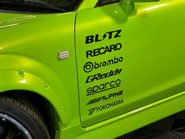 ＭＲ－Ｓ Ｓエディション　全塗装車両　ＢＲＩＴＺ／ＤＡＭＰＥＲＺＺ－Ｒ車高調　ＧＴウィング　フルエアロ　４連マフラー　ワンセグナビ　ＣＤ再生　黒色ソフトトップ　社外１７インチアルミホイール　助手席エアバック　５速ＭＴ車両（52枚目）