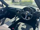 ロードスター ＲＳ　車高調キット　フロントサイドエアロパーツ　ＭＯＭＯステアリング　キーレスエントリー　社外マフラー　ＨＩＤヘッドライト　赤色ソフトトップ　ＥＴＣ　６速ＭＴ車両　純正１８インチアルミホイール　フォグライト（5枚目）
