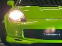 Ｓエディション　全塗装車両　ＢＲＩＴＺ／ＤＡＭＰＥＲＺＺ－Ｒ車高調　ＧＴウィング　フルエアロ　４連マフラー　ワンセグナビ　ＣＤ再生　黒色ソフトトップ　社外１７インチアルミホイール　助手席エアバック　５速ＭＴ車両（35枚目）